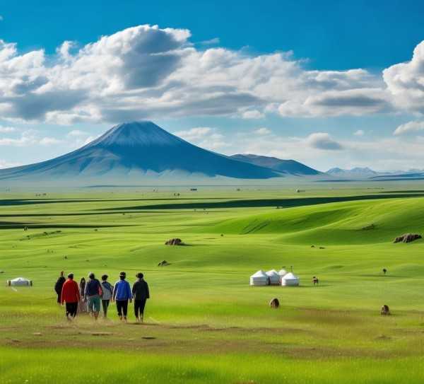 内蒙古草原风情之旅，自然奇观尽收眼底,内蒙古大美之旅，探索草原风情，领略自然奇观,草原风光,第1张