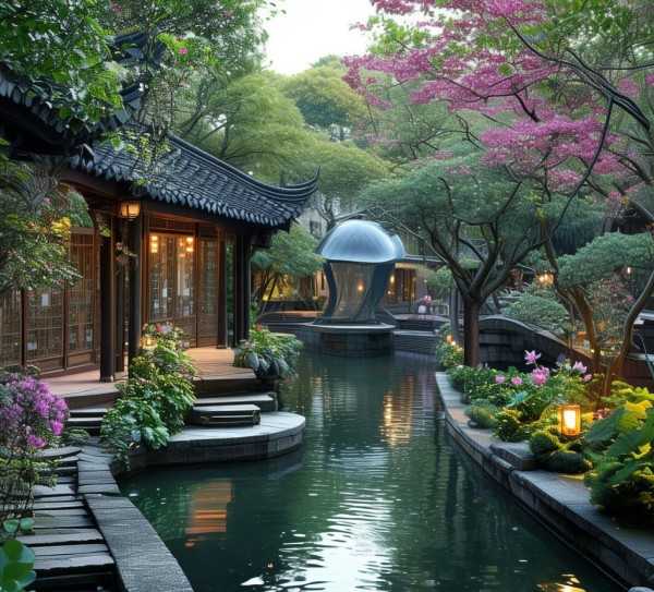 苏州园林，古今交融之美漫步之旅,漫步苏州，探寻古典园林与现代魅力的完美融合,历史文化,第1张