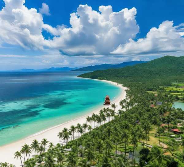 海南碧海蓝天之旅，自然与人文的完美邂逅,探秘海南旅游景区，碧海蓝天下的自然与人文盛宴,历史文化,旅游景区,三亚,第1张