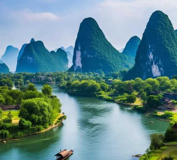 桂林山水探秘，十大必游经典景点攻略,探秘桂林山水甲天下，不容错过的十大旅游景点推荐,历史文化,山水画卷,桂林山水,第1张
