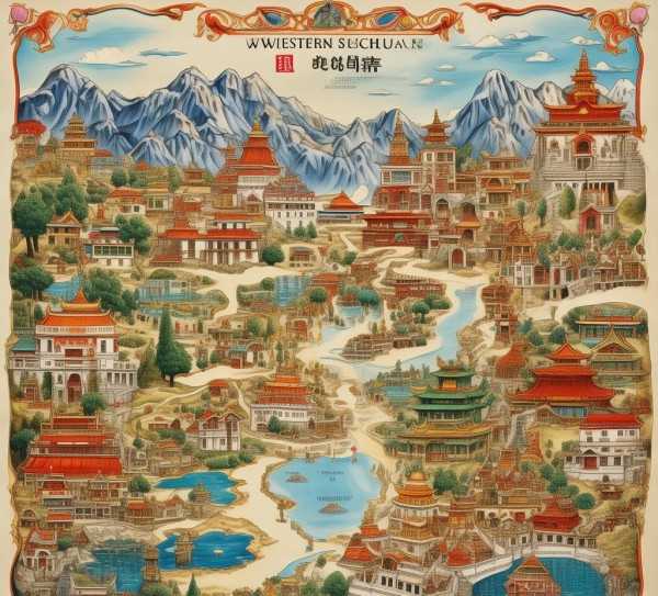 川西藏羌文化秘境之旅路线图揭秘,川西旅游路线图，探寻藏羌文化的秘境之旅,旅游路线,草原风光,秘境,第1张