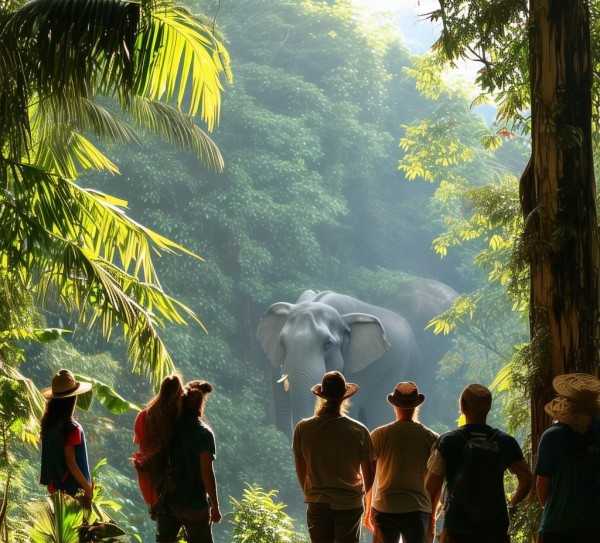 穿越热带雨林，西双版纳纯玩生态探险之旅,西双版纳纯玩旅游团，探寻神秘热带雨林的生态之旅,神秘,旅游团,探索,第1张